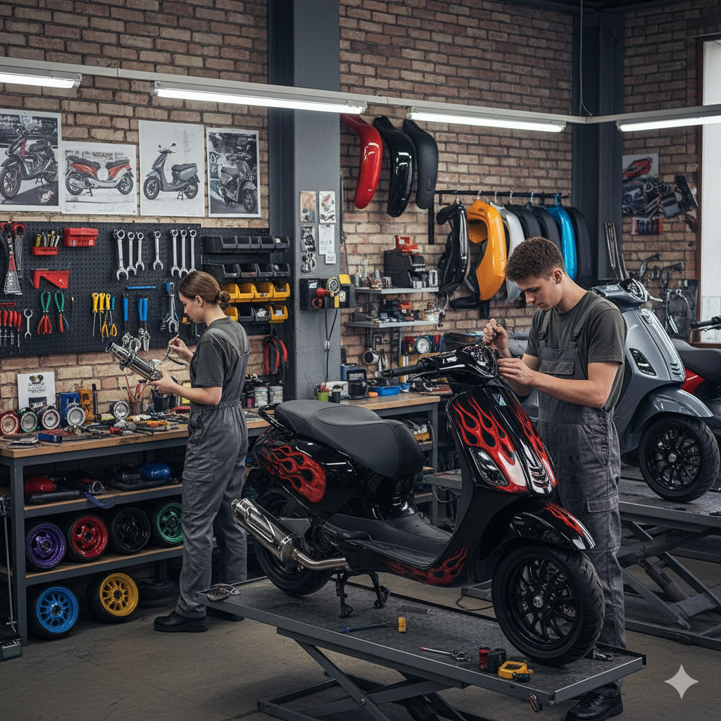 Customização de Scooter