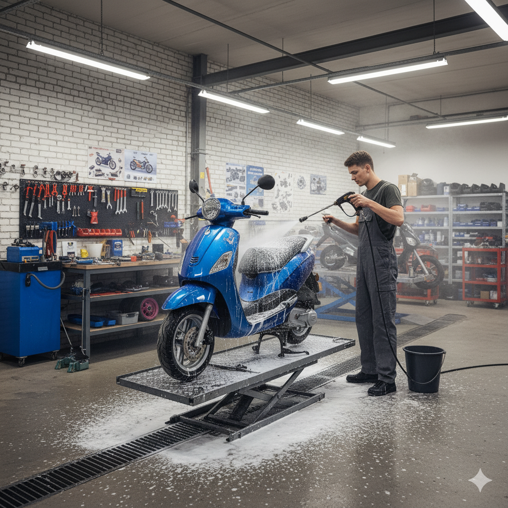 Lavagem de Scooter